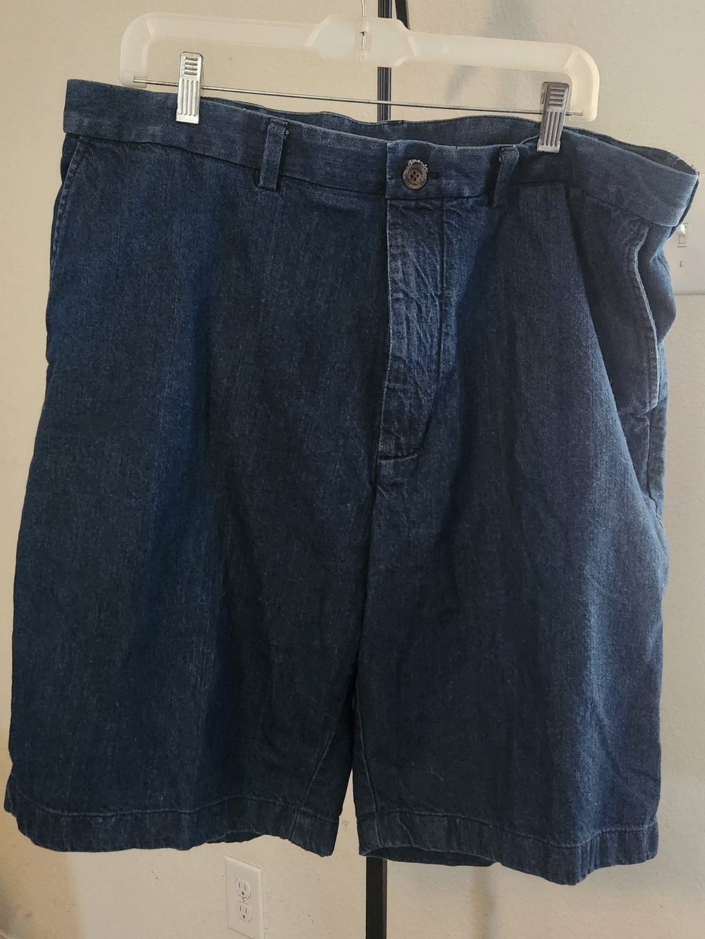 Roundtree & Yorke Dark Blue Denim Jean Shorts